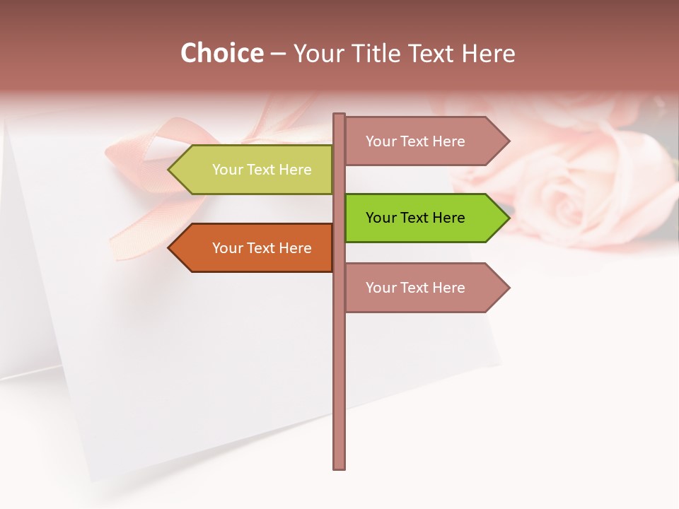 Leaf Romance Copyspace PowerPoint Template