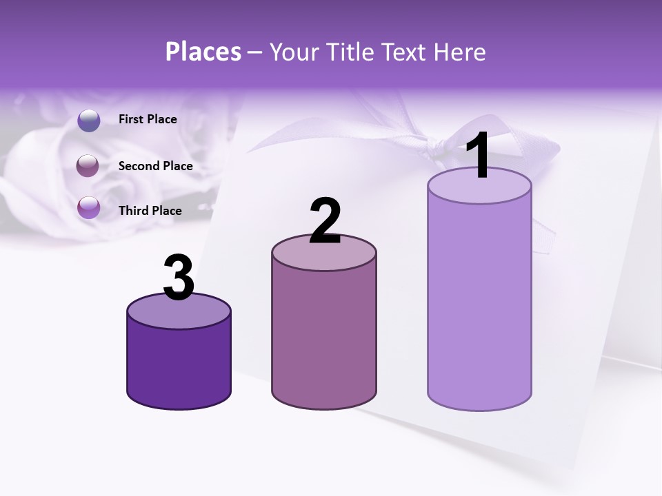 Greeting Holiday Copyspace Ribbon PowerPoint Template