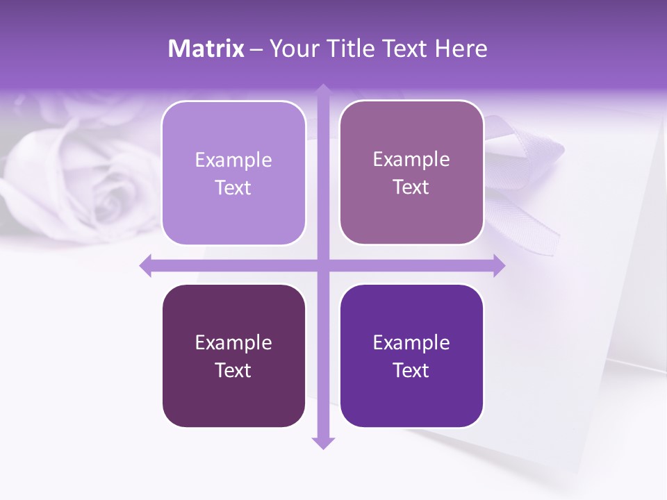 Greeting Holiday Copyspace Ribbon PowerPoint Template