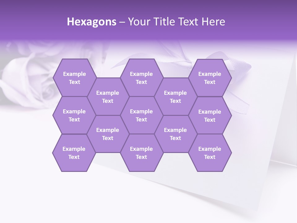 Greeting Holiday Copyspace Ribbon PowerPoint Template