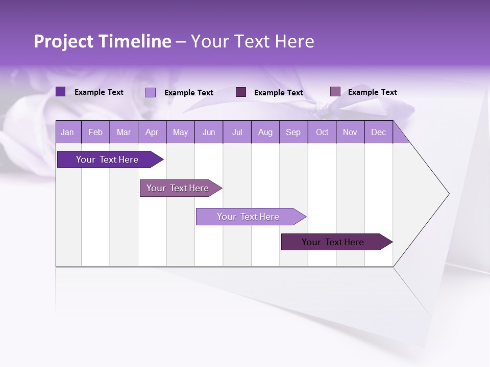 Greeting Holiday Copyspace Ribbon PowerPoint Template
