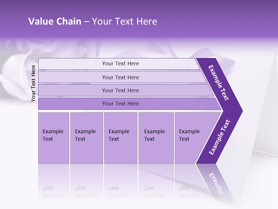 Greeting Holiday Copyspace Ribbon PowerPoint Template