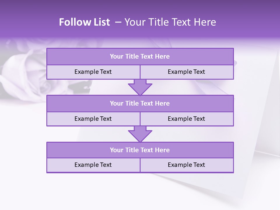 Greeting Holiday Copyspace Ribbon PowerPoint Template