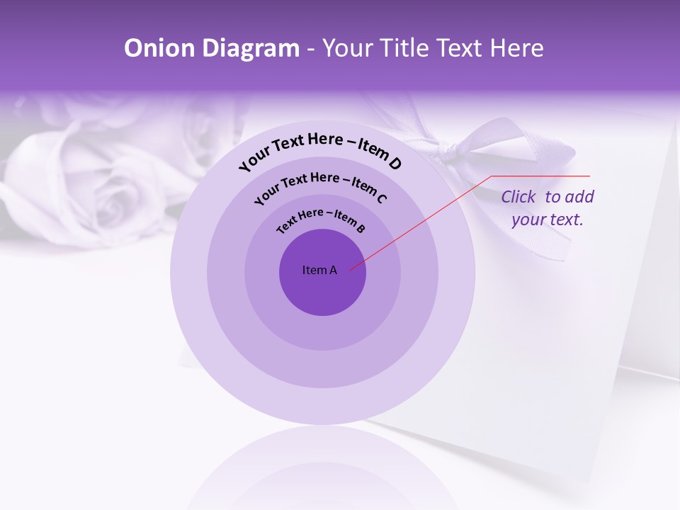 Greeting Holiday Copyspace Ribbon PowerPoint Template