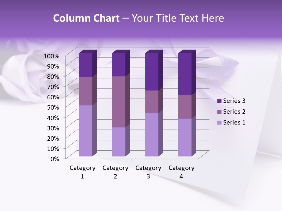 Greeting Holiday Copyspace Ribbon PowerPoint Template