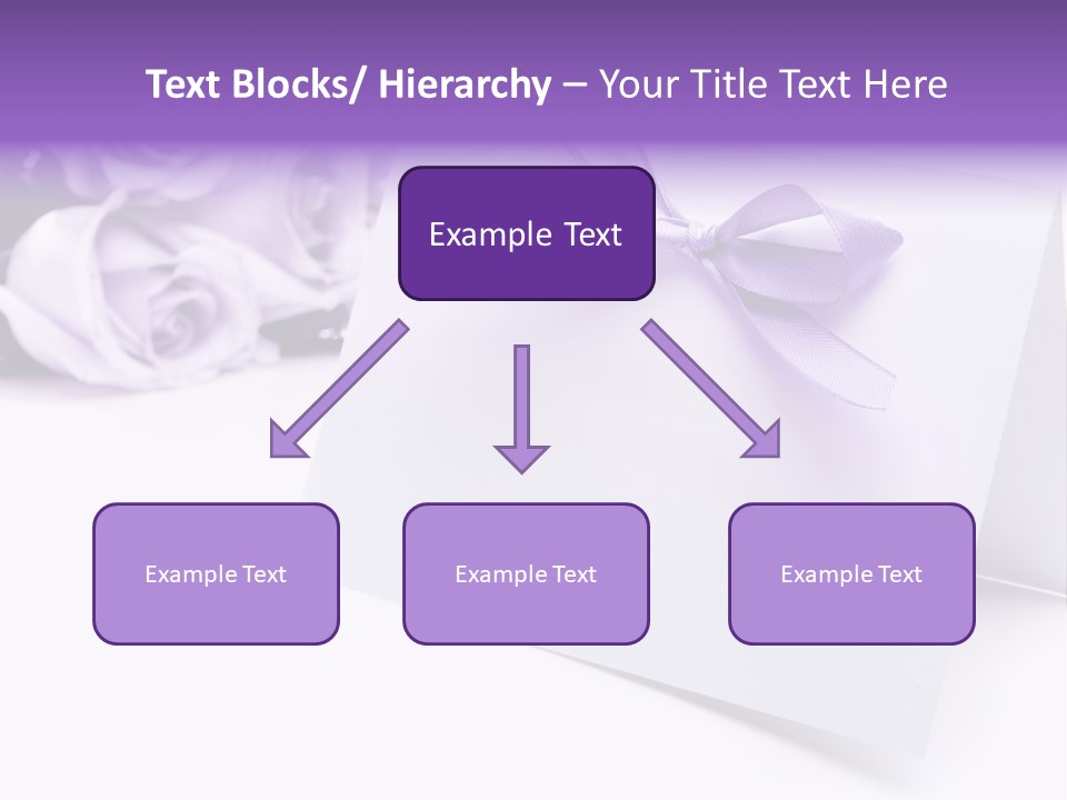 Greeting Holiday Copyspace Ribbon PowerPoint Template