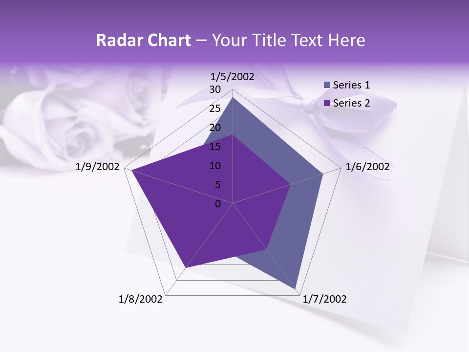 Greeting Holiday Copyspace Ribbon PowerPoint Template