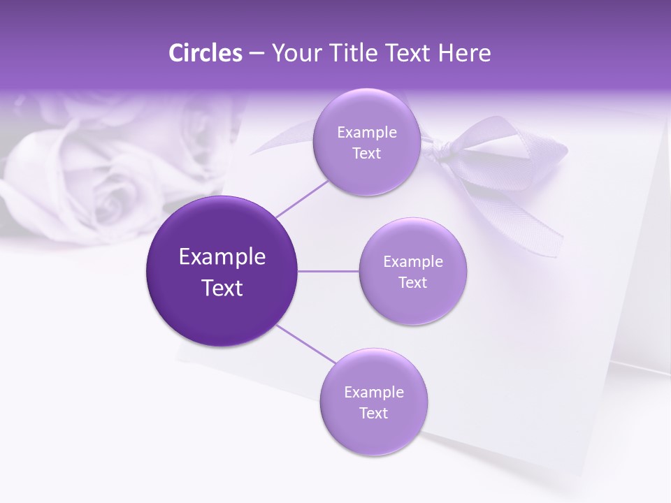 Greeting Holiday Copyspace Ribbon PowerPoint Template