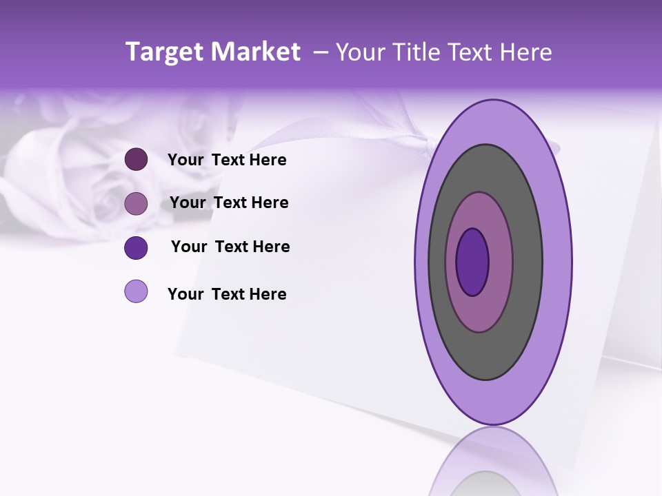 Greeting Holiday Copyspace Ribbon PowerPoint Template