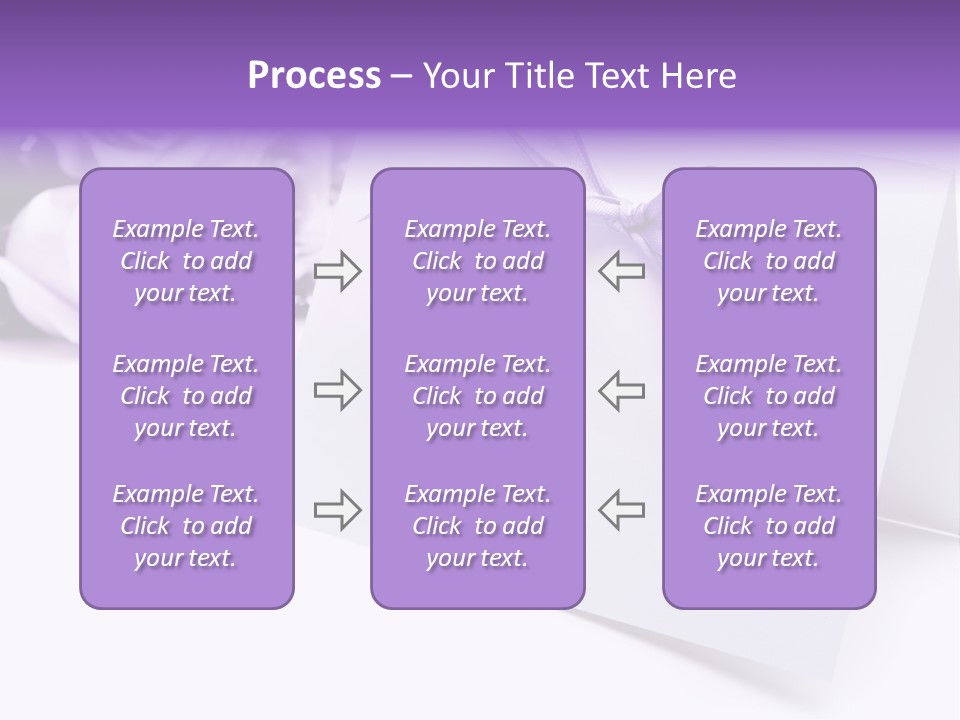 Greeting Holiday Copyspace Ribbon PowerPoint Template