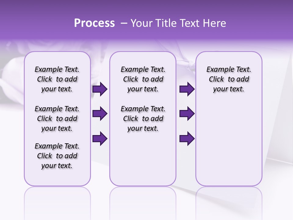 Greeting Holiday Copyspace Ribbon PowerPoint Template