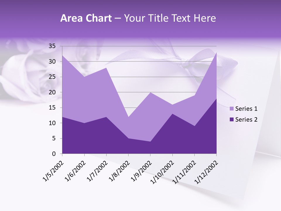 Greeting Holiday Copyspace Ribbon PowerPoint Template
