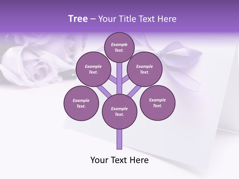 Greeting Holiday Copyspace Ribbon PowerPoint Template