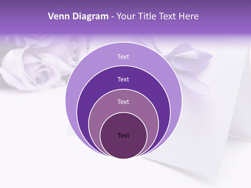 Greeting Holiday Copyspace Ribbon PowerPoint Template