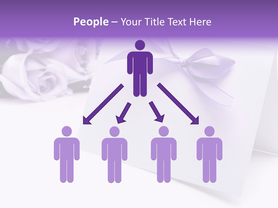 Greeting Holiday Copyspace Ribbon PowerPoint Template