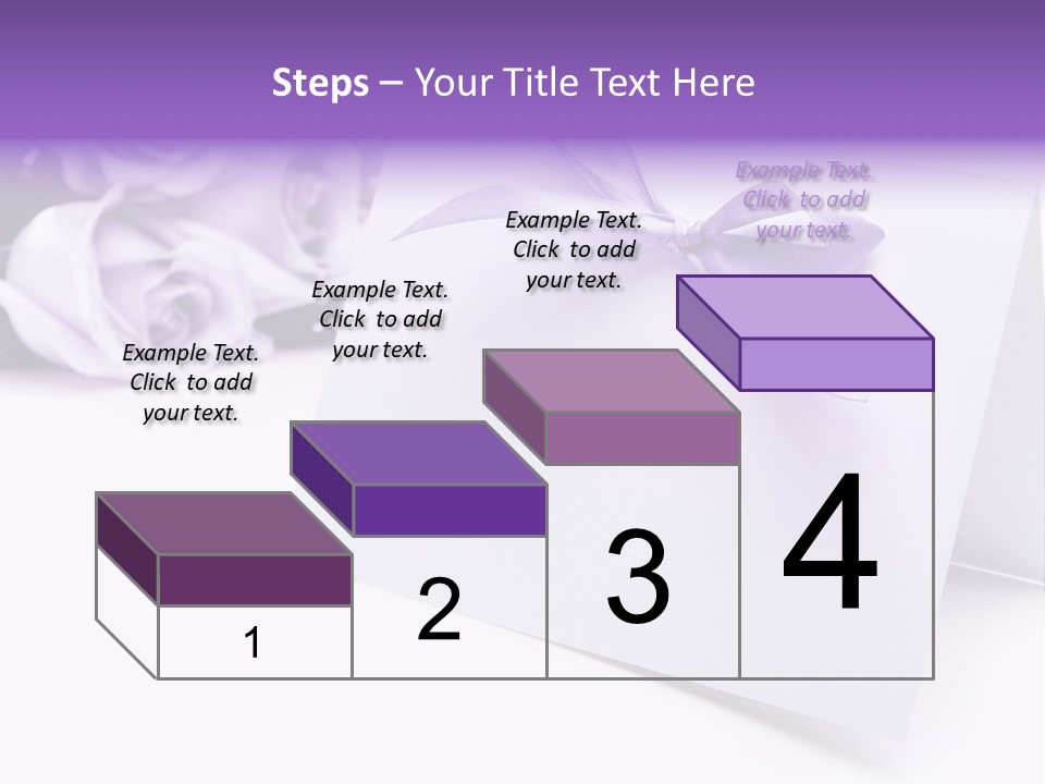 Greeting Holiday Copyspace Ribbon PowerPoint Template