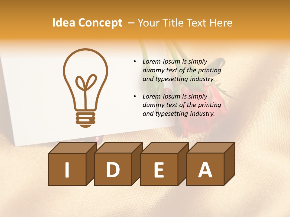 Romantic Invitation Beautiful PowerPoint Template