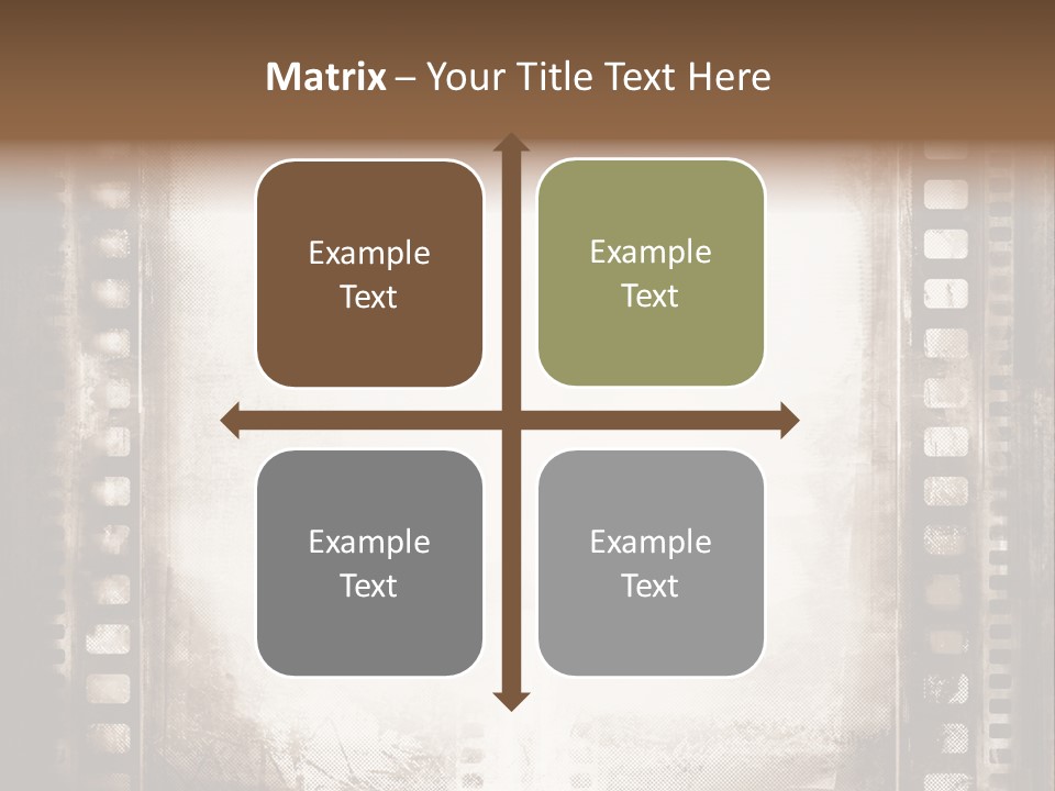 Negative Screen Edge PowerPoint Template