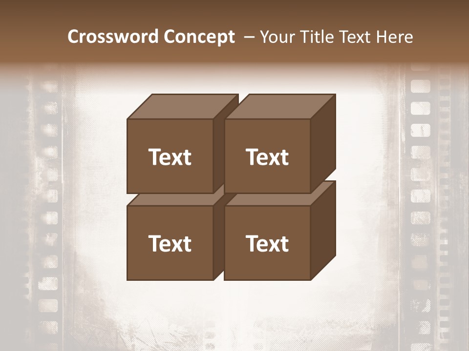 Negative Screen Edge PowerPoint Template