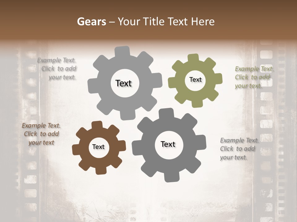 Negative Screen Edge PowerPoint Template