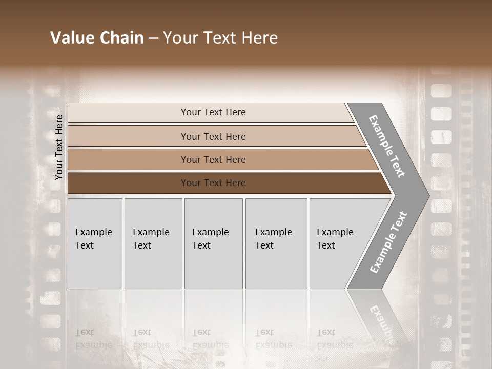 Negative Screen Edge PowerPoint Template
