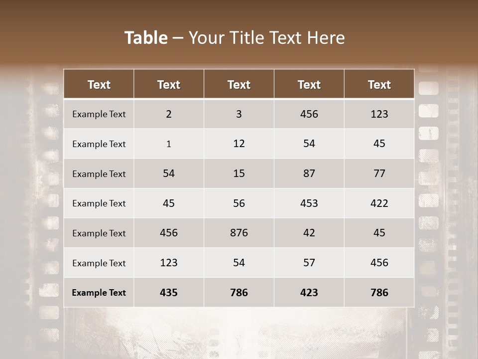 Negative Screen Edge PowerPoint Template