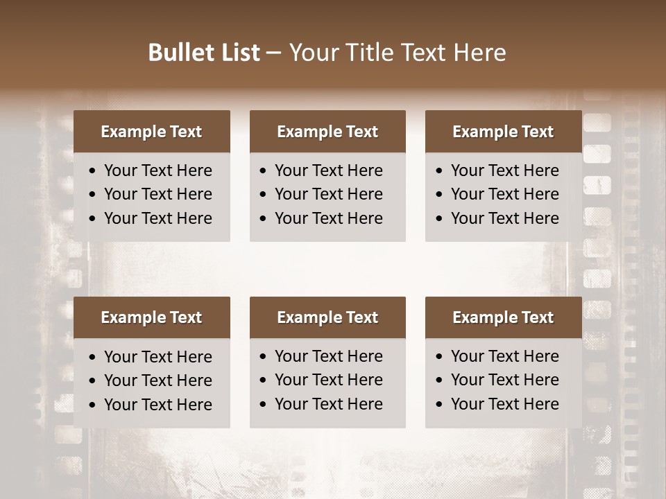 Negative Screen Edge PowerPoint Template