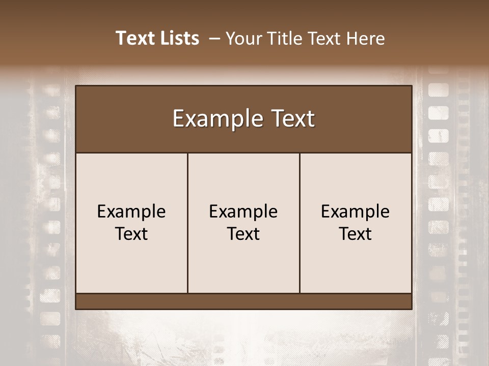 Negative Screen Edge PowerPoint Template