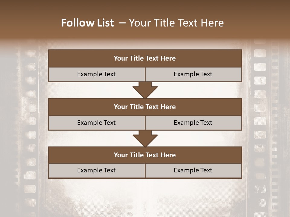 Negative Screen Edge PowerPoint Template