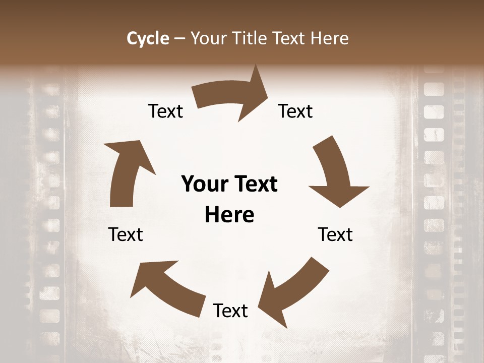 Negative Screen Edge PowerPoint Template