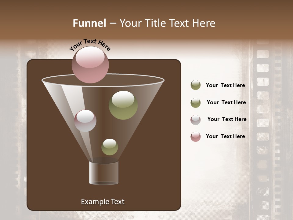 Negative Screen Edge PowerPoint Template