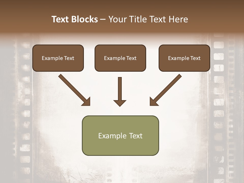 Negative Screen Edge PowerPoint Template