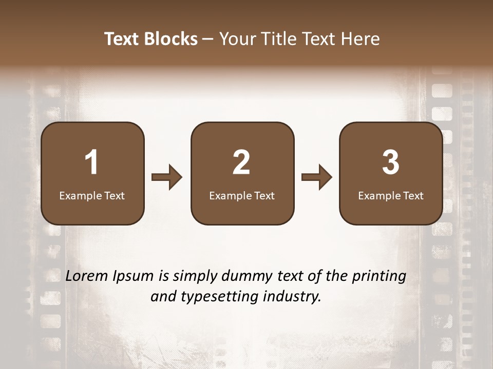 Negative Screen Edge PowerPoint Template