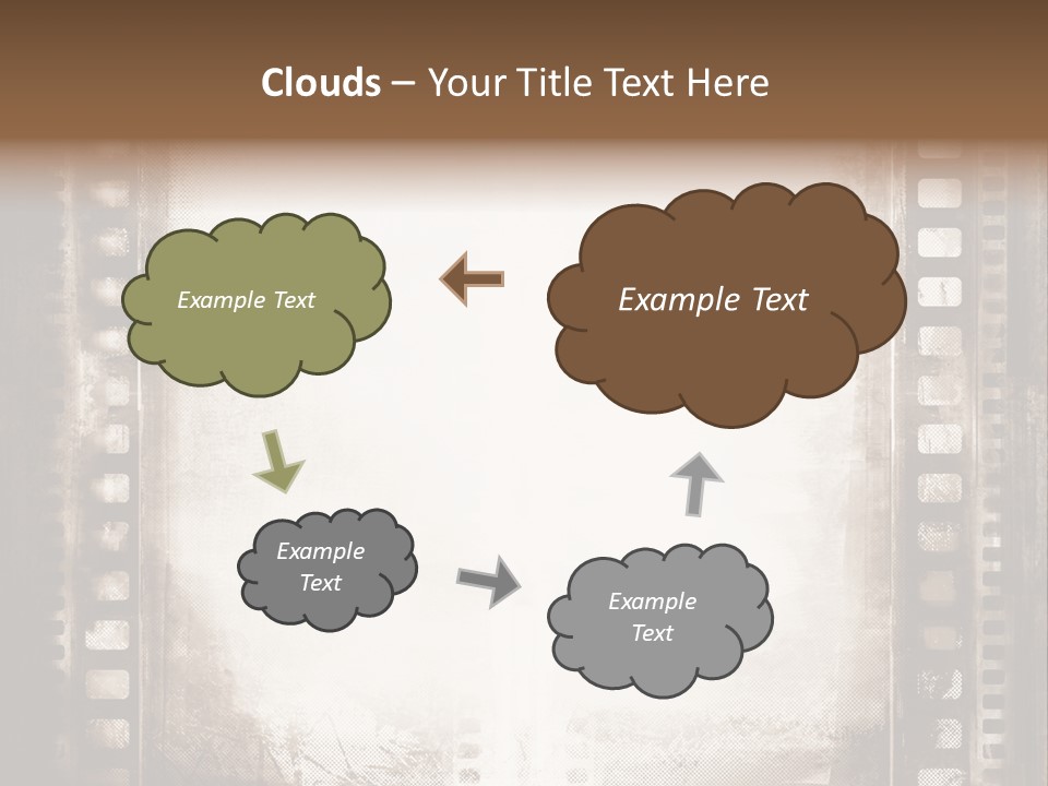 Negative Screen Edge PowerPoint Template