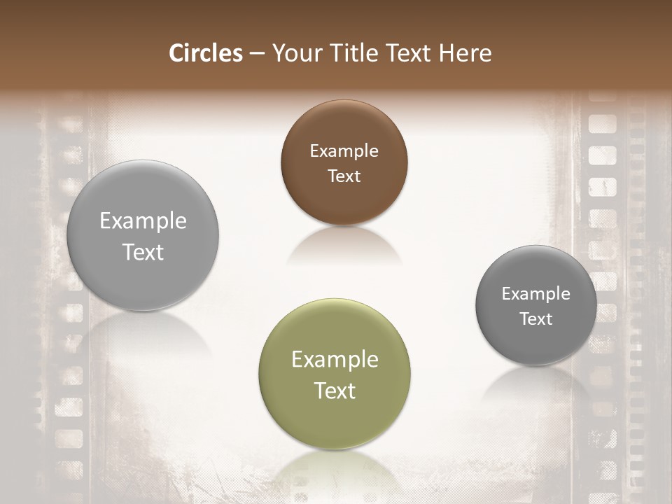 Negative Screen Edge PowerPoint Template