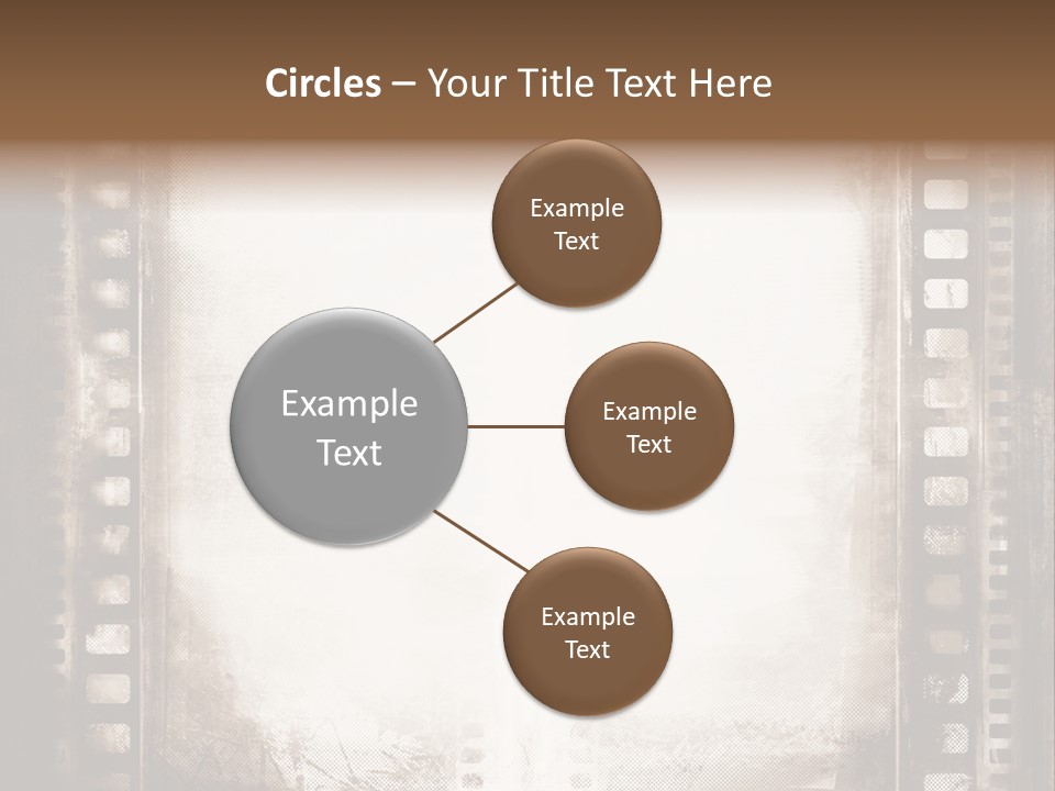 Negative Screen Edge PowerPoint Template
