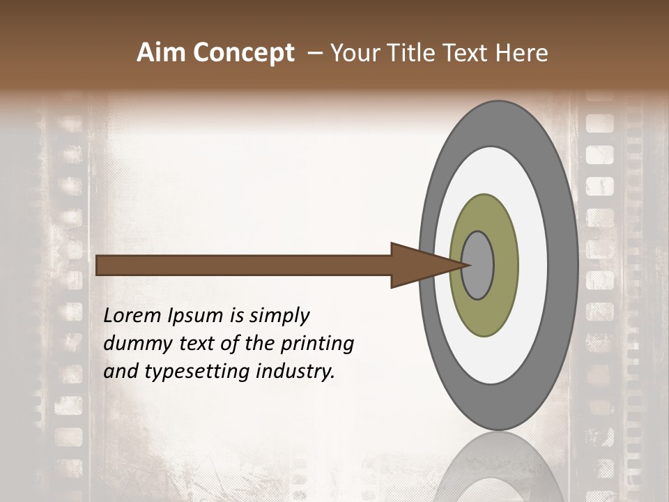 Negative Screen Edge PowerPoint Template