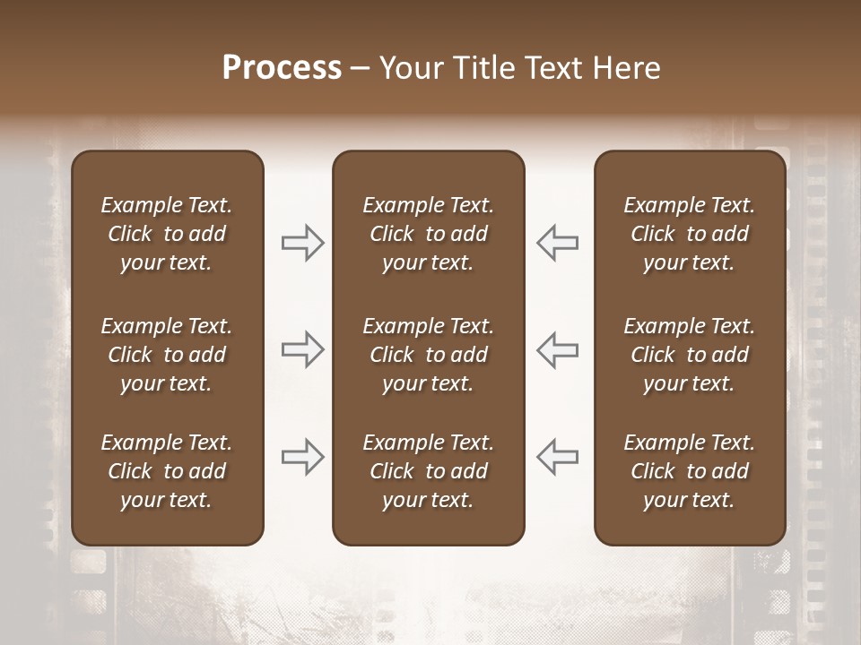 Negative Screen Edge PowerPoint Template
