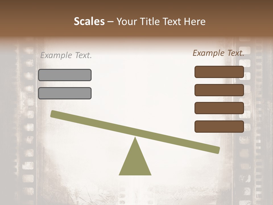 Negative Screen Edge PowerPoint Template