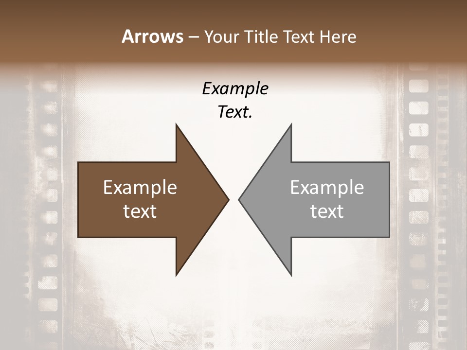 Negative Screen Edge PowerPoint Template
