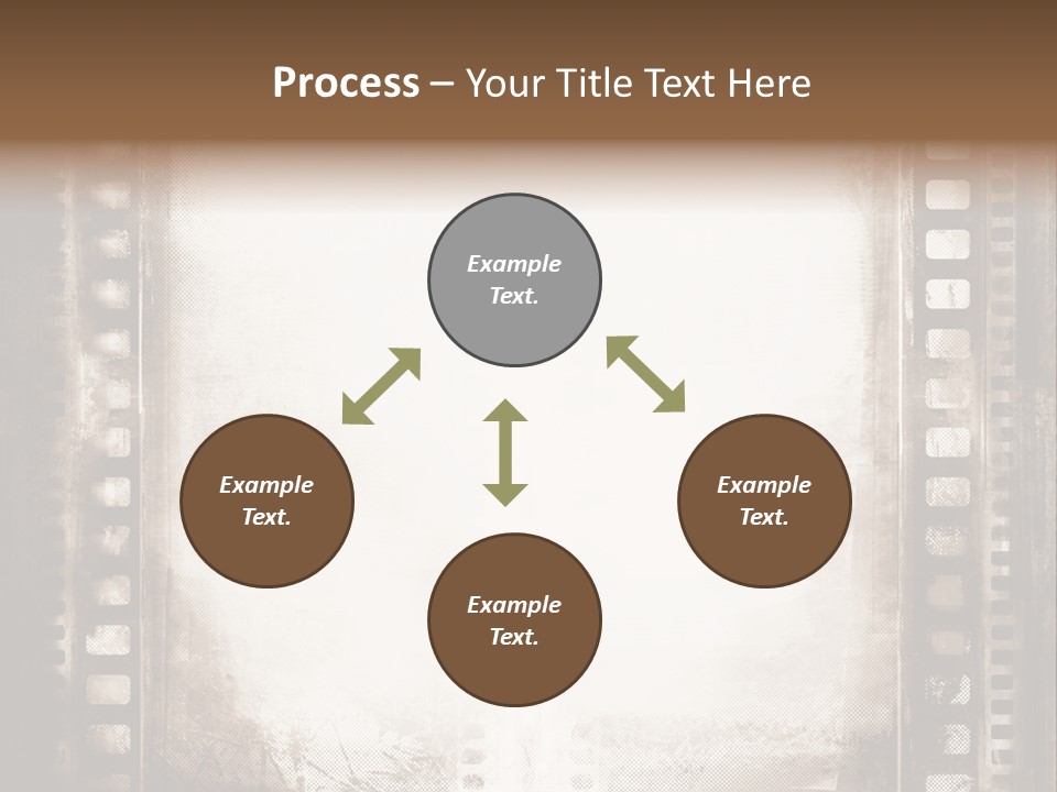Negative Screen Edge PowerPoint Template