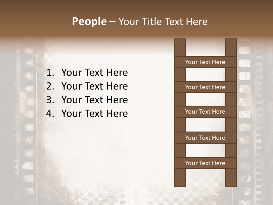 Negative Screen Edge PowerPoint Template