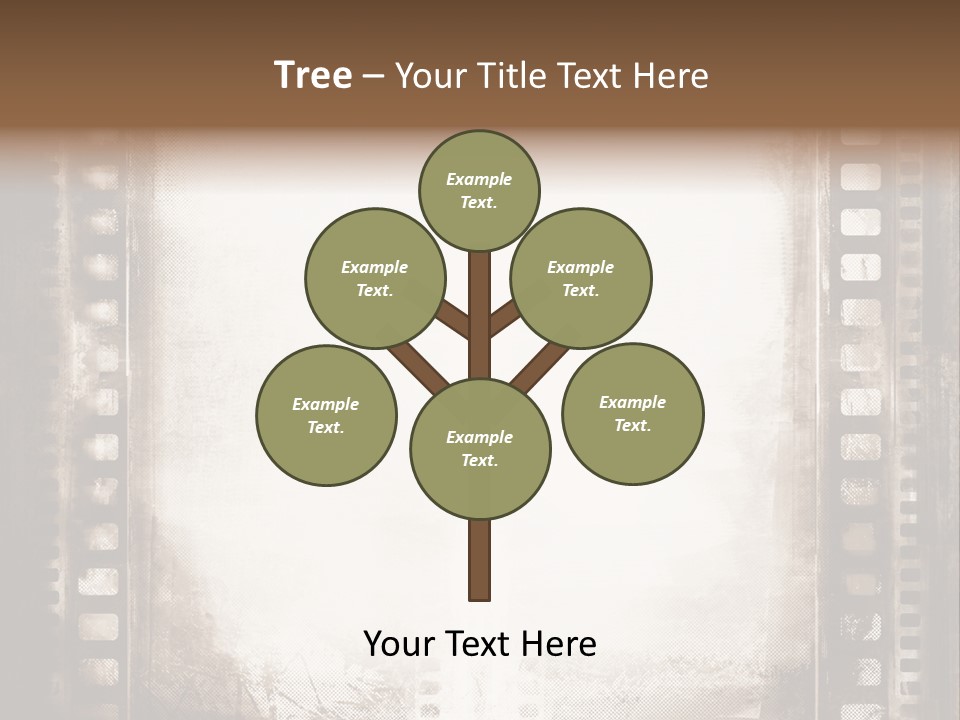 Negative Screen Edge PowerPoint Template
