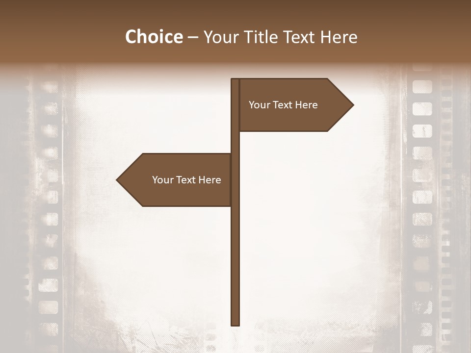 Negative Screen Edge PowerPoint Template