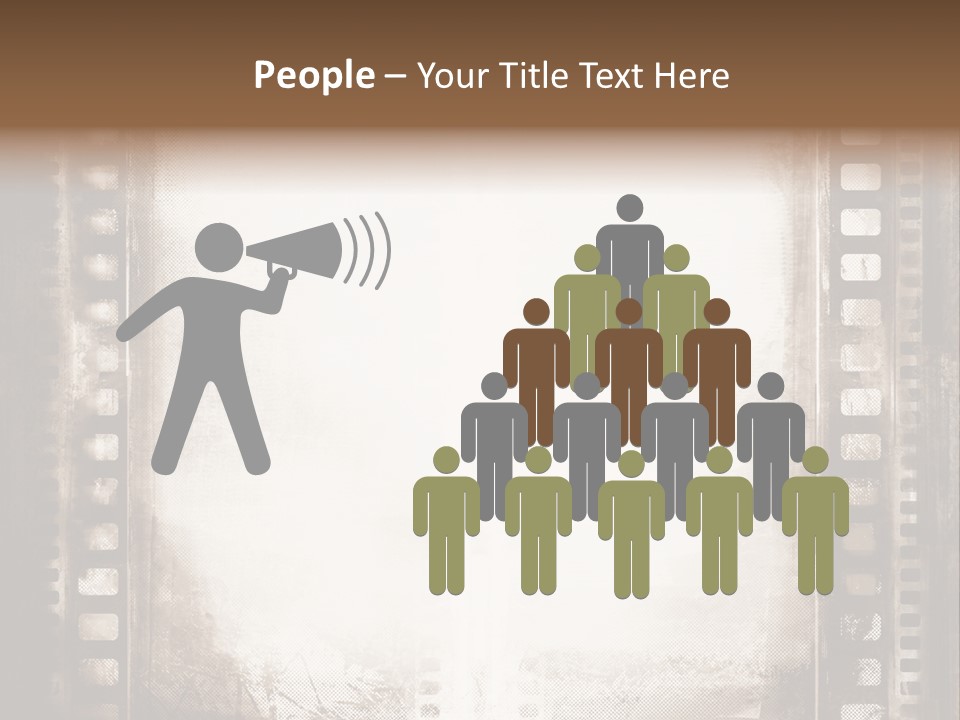 Negative Screen Edge PowerPoint Template