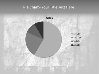 Monochrome Grunge Picture PowerPoint Template