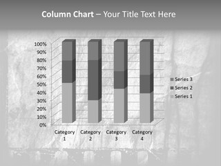 Monochrome Grunge Picture PowerPoint Template