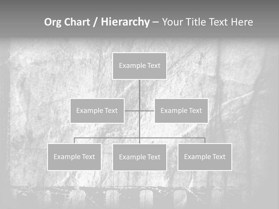 Monochrome Grunge Picture PowerPoint Template