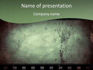 Empty Analog Background PowerPoint Template