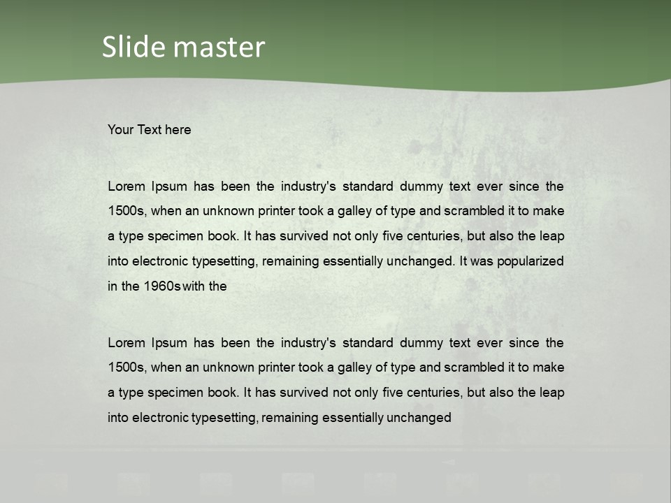 Empty Analog Background PowerPoint Template